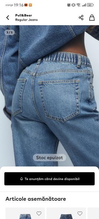 Blugi Pull&Bear marimea 34