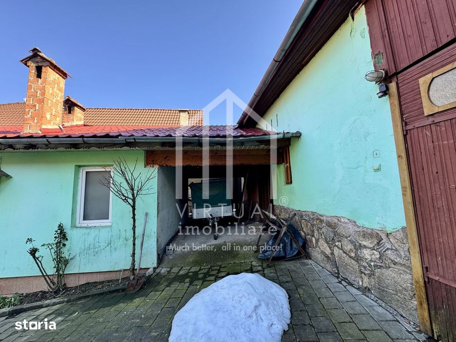 Casa individuala cu accest auto, 4 camere, 490mp teren, Rasinari