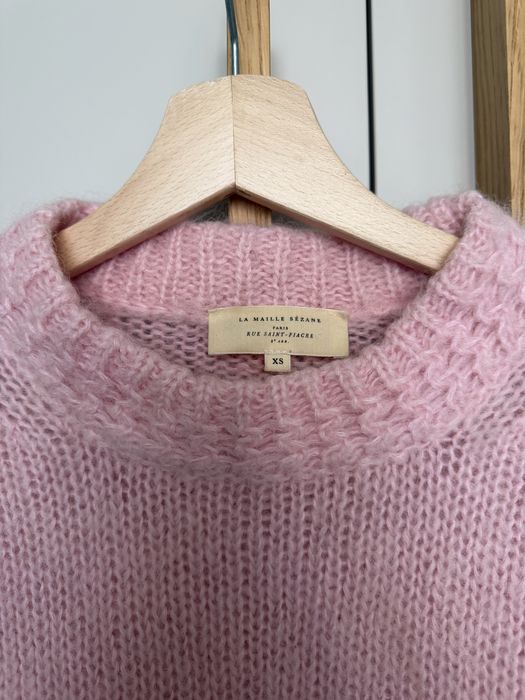 Sezane, пуловер в бебешко розово + подарък