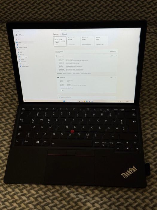 Lenovo ThinkPad X12 Detachable Gen 1 i7 Gen 11 , 1TB SSD