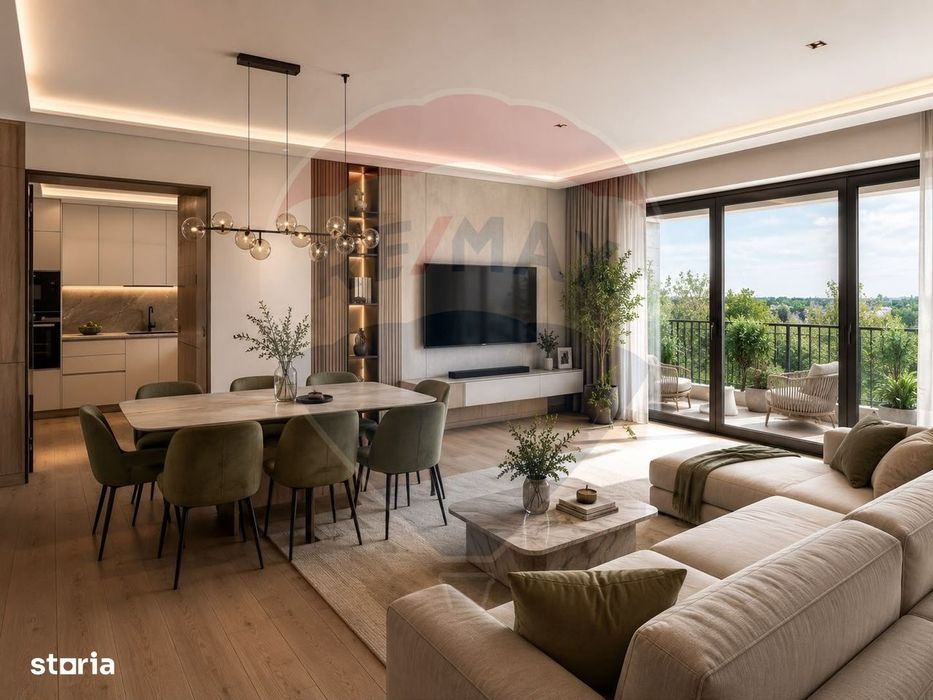 Apartament 3 camere | 189mp | Etaj 3 | Zona Nord - Pipera