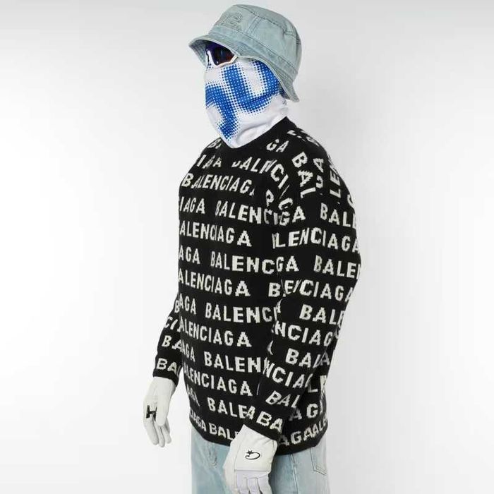 Свитер Черно-Белый Balenciaga