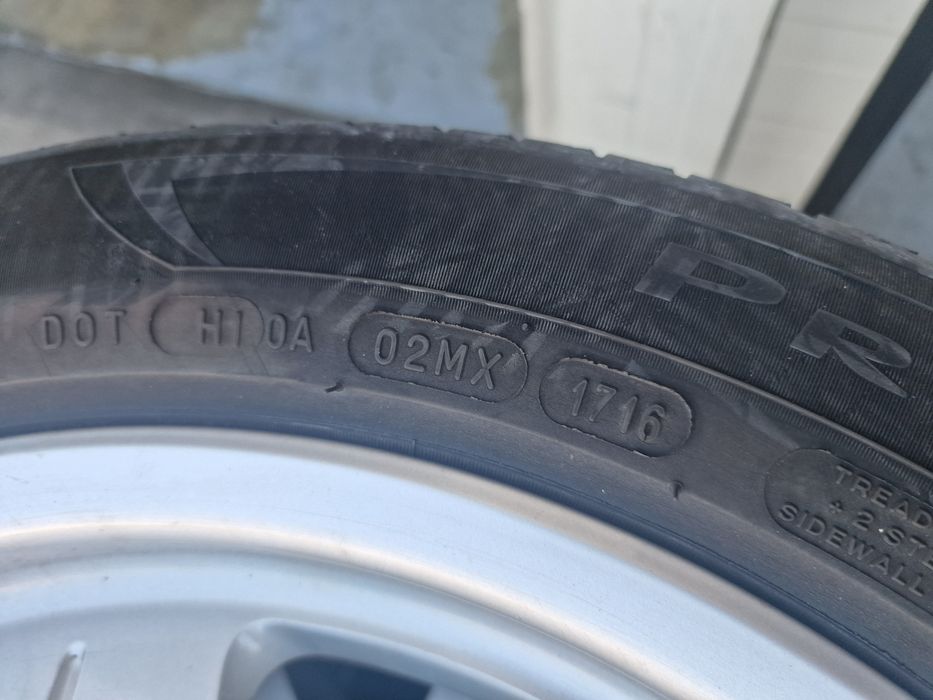 Гуми с Джанти за Audi A5,A6 225/50 R17 Michelin 2016 dot