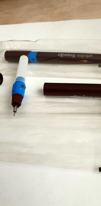 Stilou Isograph Rotring, cu vârf 0,70 mm - NOU(Germania)