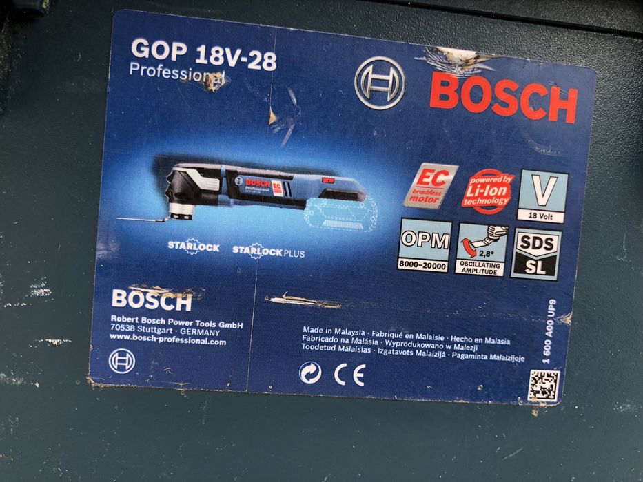 Акумулаторен мултиинструмент BOSCH GOP 18V-28