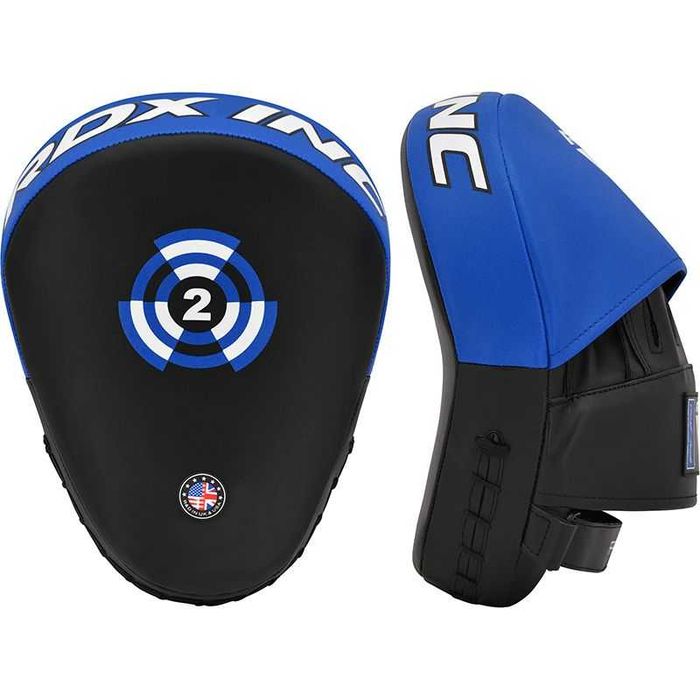 Лапи за Бокс RDX Curved Boxing Pads Blue, Боксова Лапа, Бойни Спортове