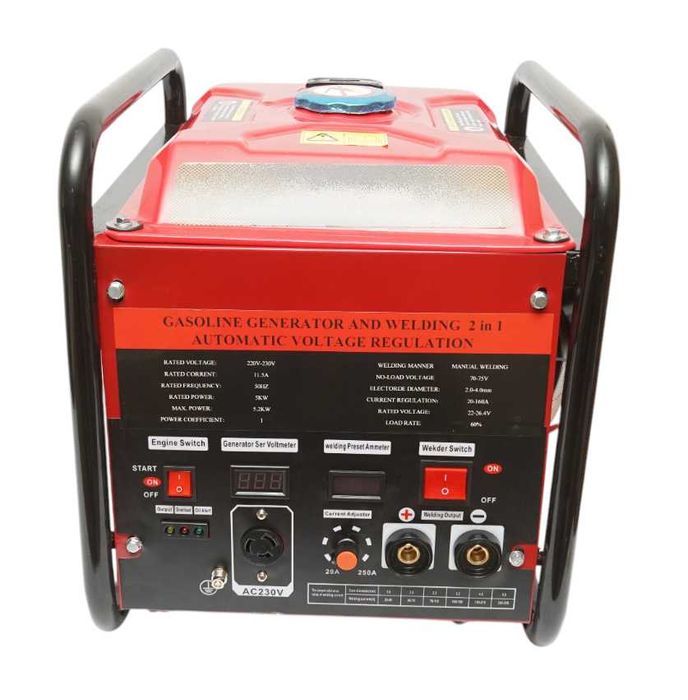Aparat Sudura Electrod 160 A cu Generator Electric Benzina 13 CP 5.2 KW Casnic Ferma Atelier Auto Santier + LIVRARE GRATUITA TM