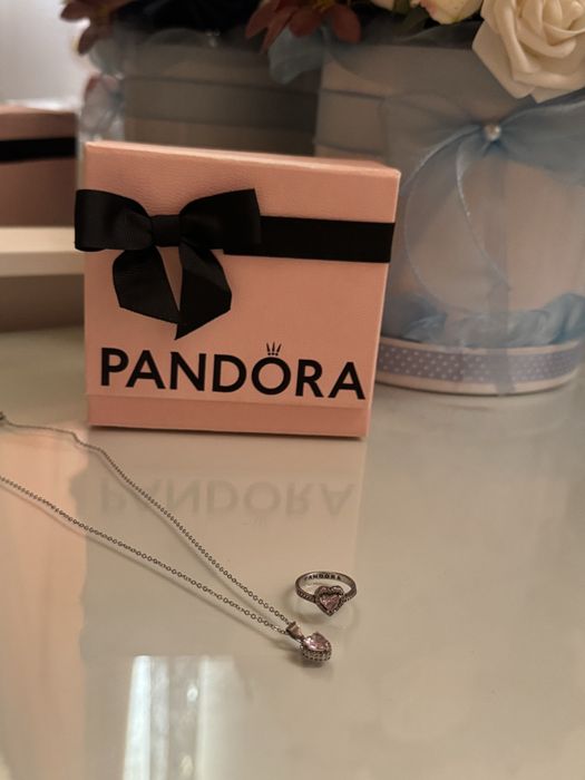 Pandora колие и пръстен