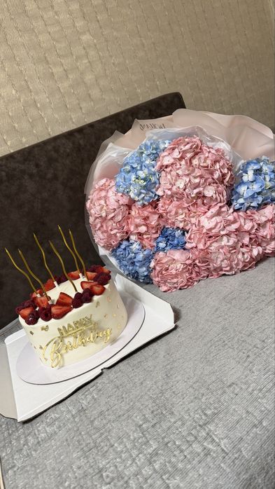 Цветы Гортензия