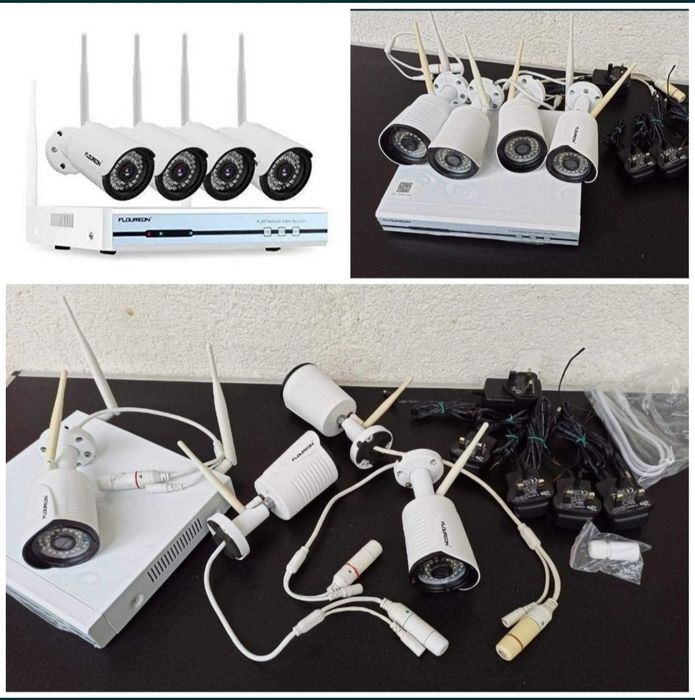 CCTV 4 camere supraveghere wireless Reolink GO PT IP 4G solar panel hd