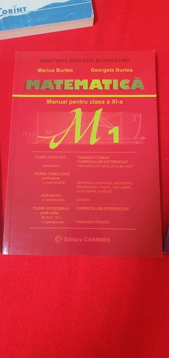 Manuale matematică, clasele 9,10 ,11, 12.