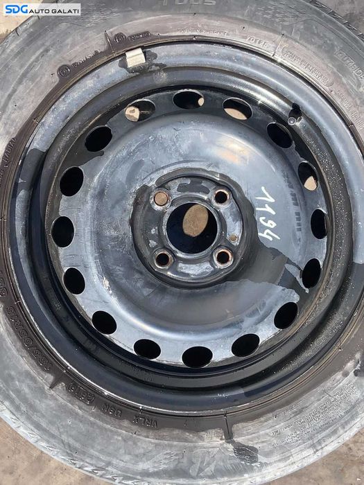 Janta Roata Rezerva Tabla Otel 185 65 15 R15 Renault Modus 2004 - 2012 [JNT0072]