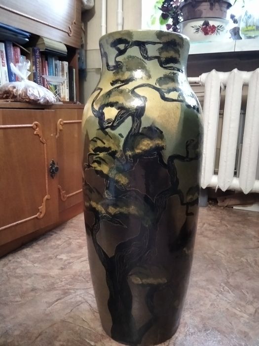 Ваза напольная, керамическая