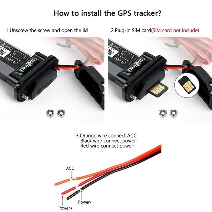 SinoTrack GPS 4G monitorizare in timp real, Aplicatie, Acumulator