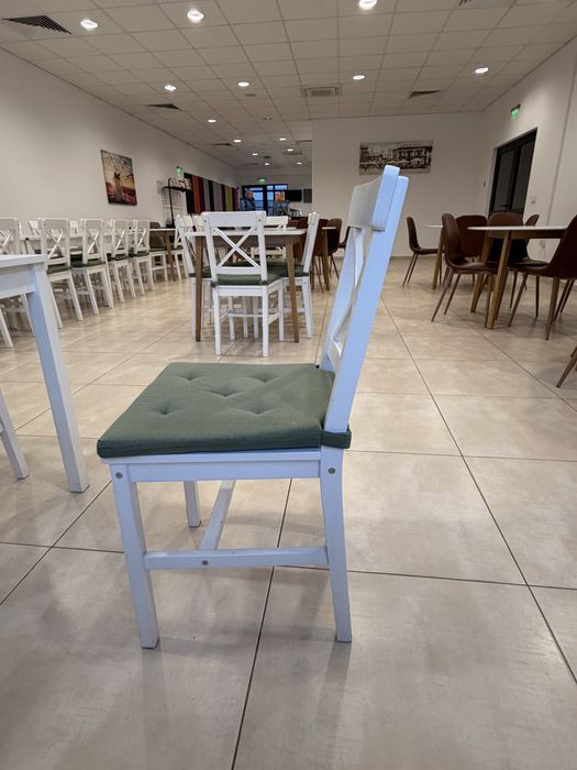 Кухненски стол EJBY бял