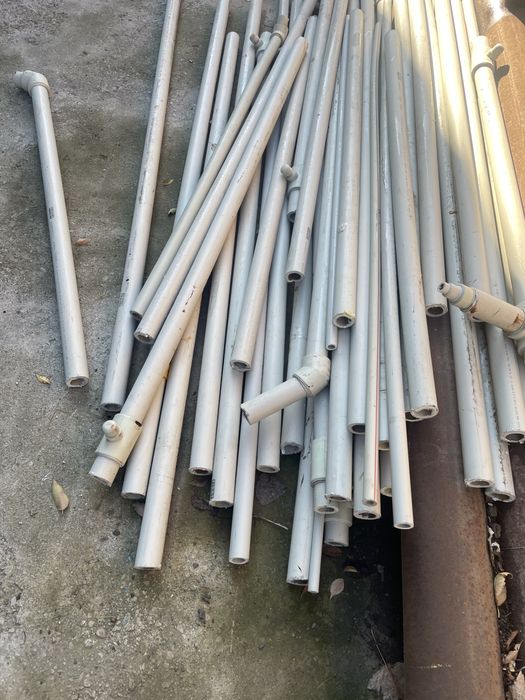 Трубы пластиковые б/у ф50