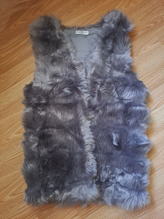 2 Veste dama  blana artificiala