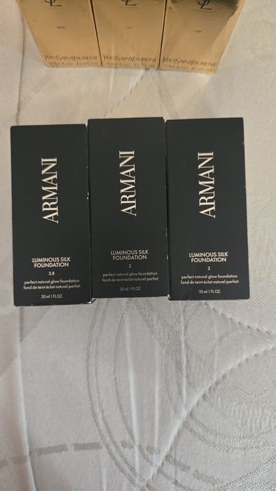 Vand  produse cosmetice YSL DIOR ARMANI NARS 120 ron/buc  + Gilette one blade 100 ron