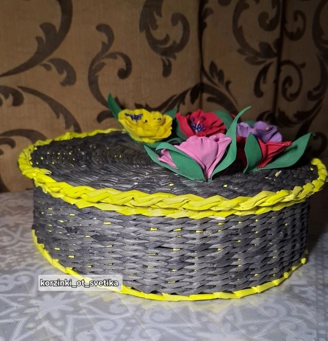 Корзина ручной работы