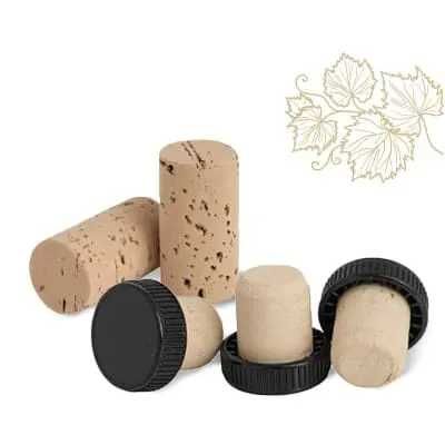 Коркови тапи за стъклени бутилки