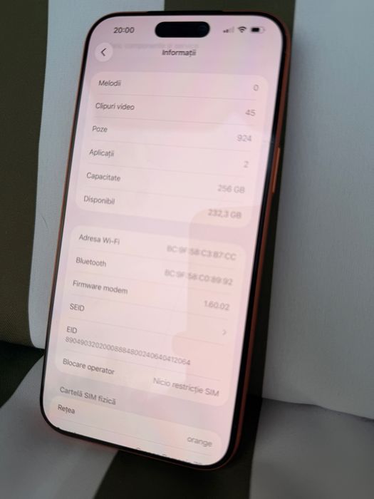 iPhone 17 Pro Max 256GB Impecabil Sim fizic Garantie