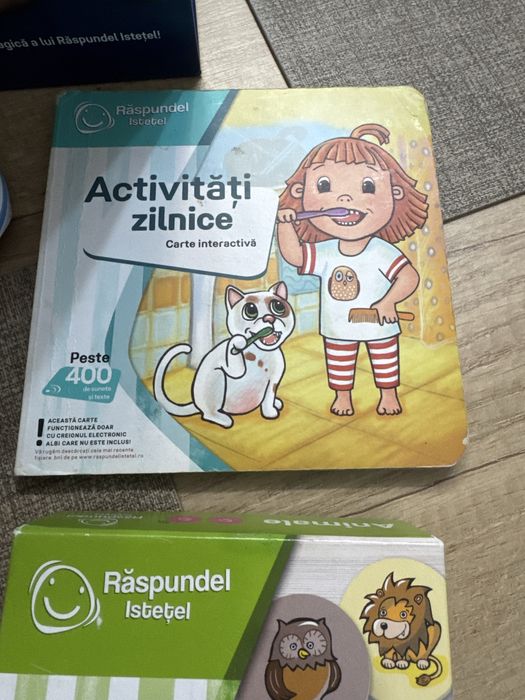 Vand raspundel istetel creion +carti+jocuri de memorie