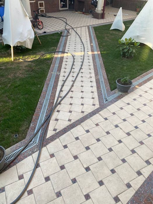 Латок ПП копкоги метал. 12х10 см. Гранит ва газон чеккасига