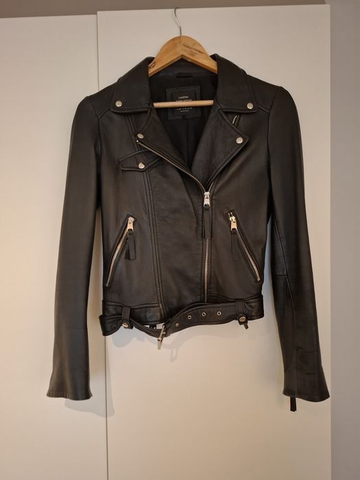 Geaca piele natural Zara M