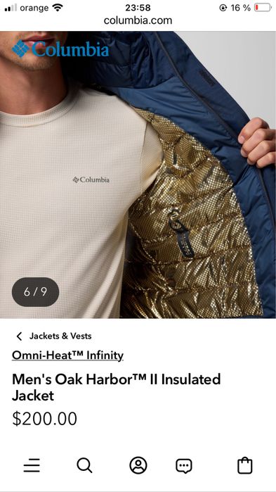 Geaca de iarna Columbia M Noua