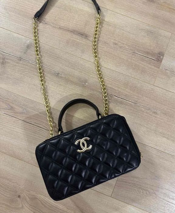 Сумка черная шанель