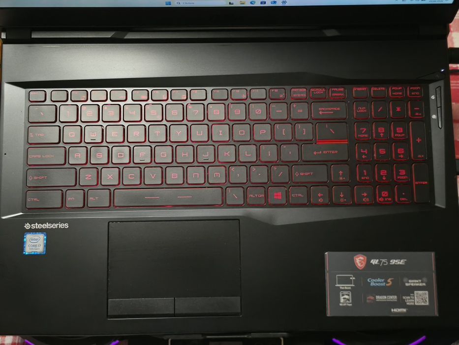 Laptop Gaming MSI GL75 9SE 17.3" | i7-9750H | 16GB RAM | RTX 2060 6GB | SSD 512GB
