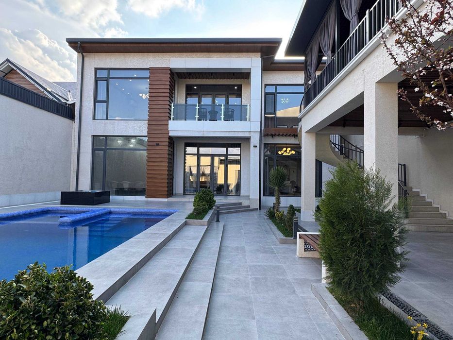 Villa Corner House - Dacha/Дача Gazalkent, 2 Basseyn, Sauna, Tapchan