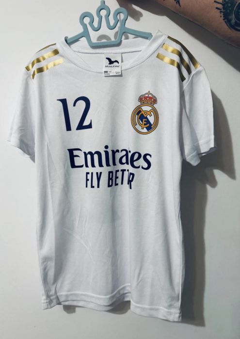 Tricou copii Real Madrid Camavinga #12 – 10 ani (146 cm) – Nou