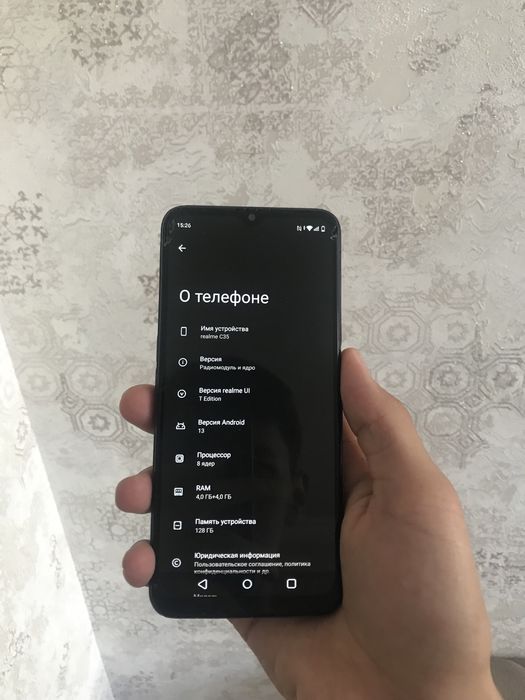 Realme c35 128gb holati orta