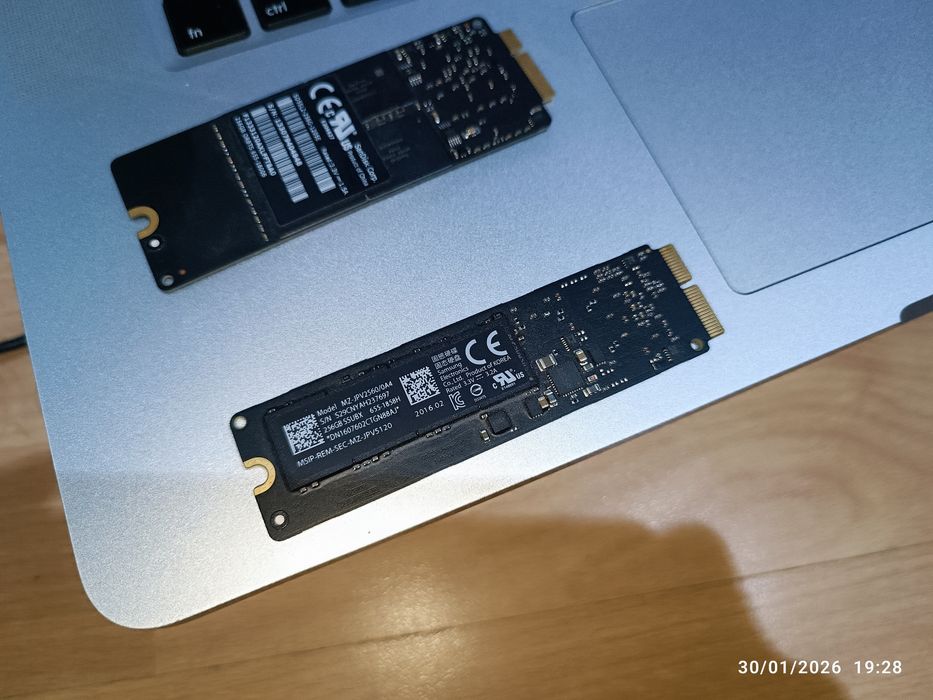 SSD Samsung 256GB MLC Lif SSD Apple Macbook 2013-2016