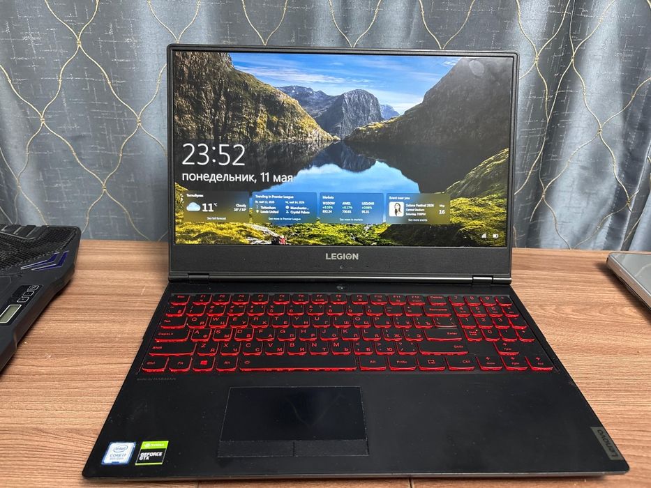 Lenovo Legion ноутбугы, ойынға арналған. i7 / GTX 1650 / 1 Tb/ SSD 128