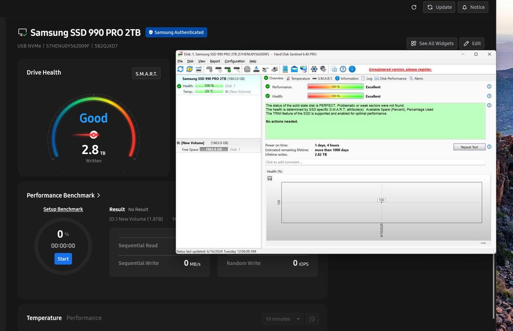 SSD 2TB, Samsung 990 PRO PCIe 4.0 NVMe
