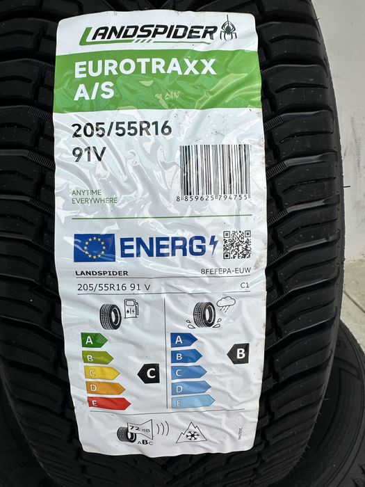 Нови всесезонни гуми LANDSPIDER EUROTRAXX A/S 205/55R16 91V БОРД 2055516