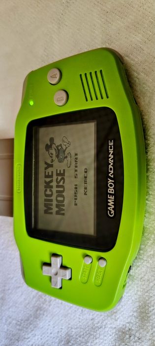 Gba color verde sau albastru