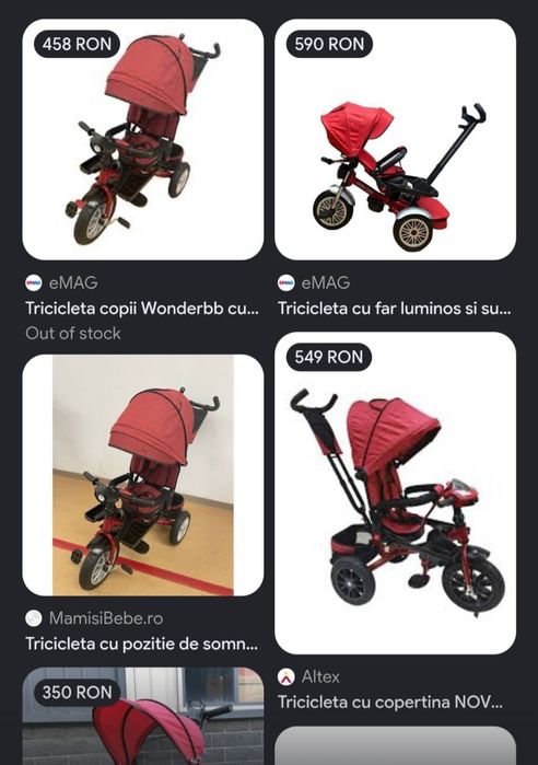 Tricicleta pentru  copii