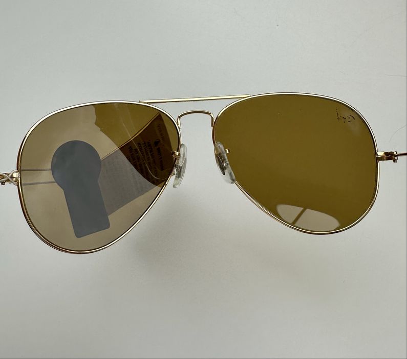 Ray Ban Bausch&Lomb USA Aviator G15 лещи сиви/зелени нови с кальф