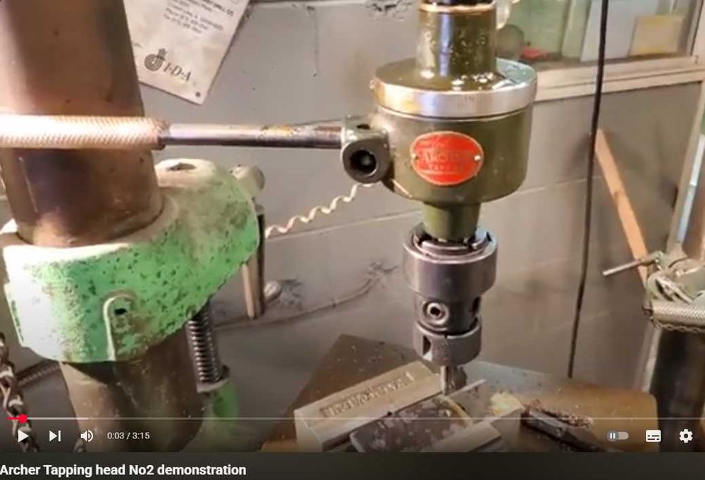 Capuri de filetat Ridgid pana la 2 toli ,cap filetat ARCHER cu morse 3