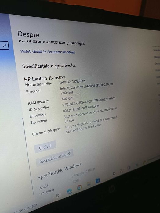 Laptop HP de vanzare