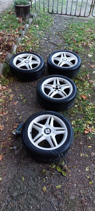 Джанти Seat Starfish 17' 5х100 с летни гуми Dunlop dot 2020