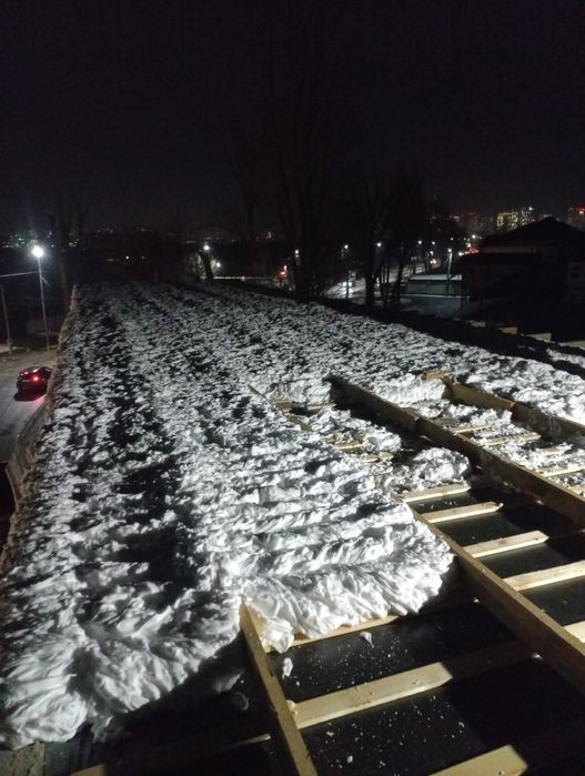 Утепление крыши стены мансард