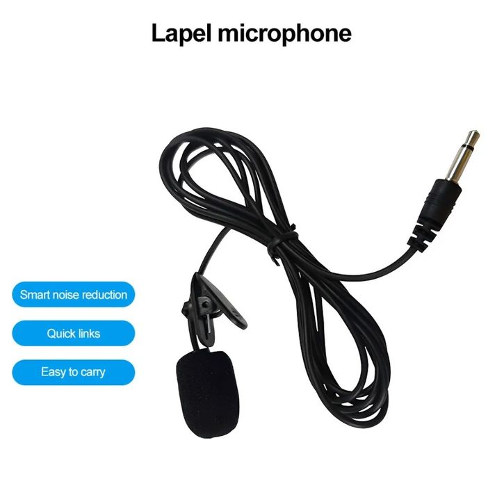 Microfon tip lavalieră , microfon Camera GoPro DSLR Reportofon PC etc