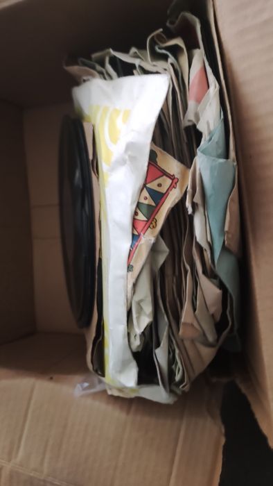 Виниловые пластинки.