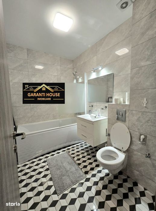Zona McDonald's, bloc nou, apartament cu 2 camere, mobilat, 370€/Luna