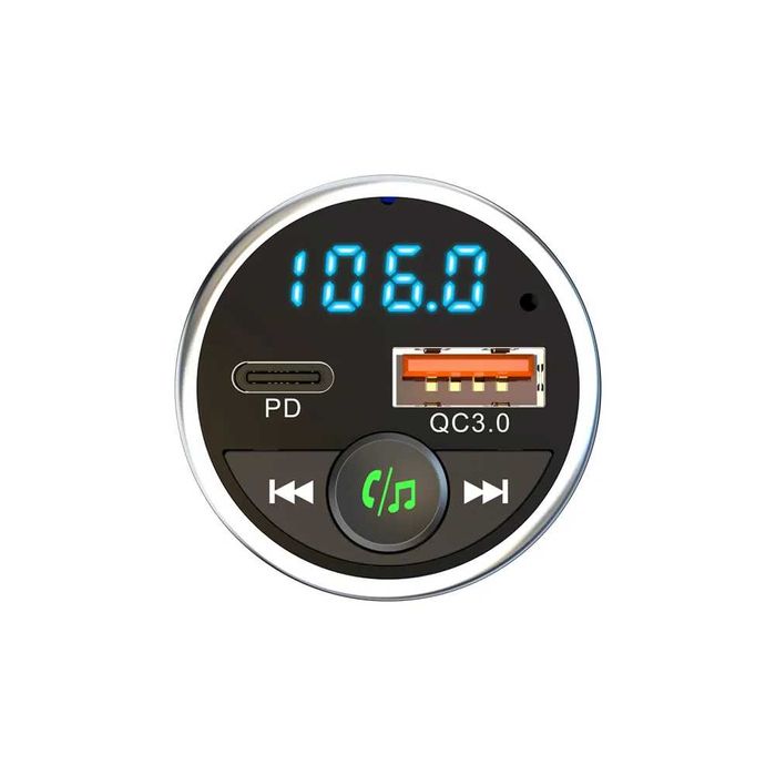 Bluetooth FM трансмитер BC61 QC 3.0 Бързо зареждане QC 3.0 MicroSD