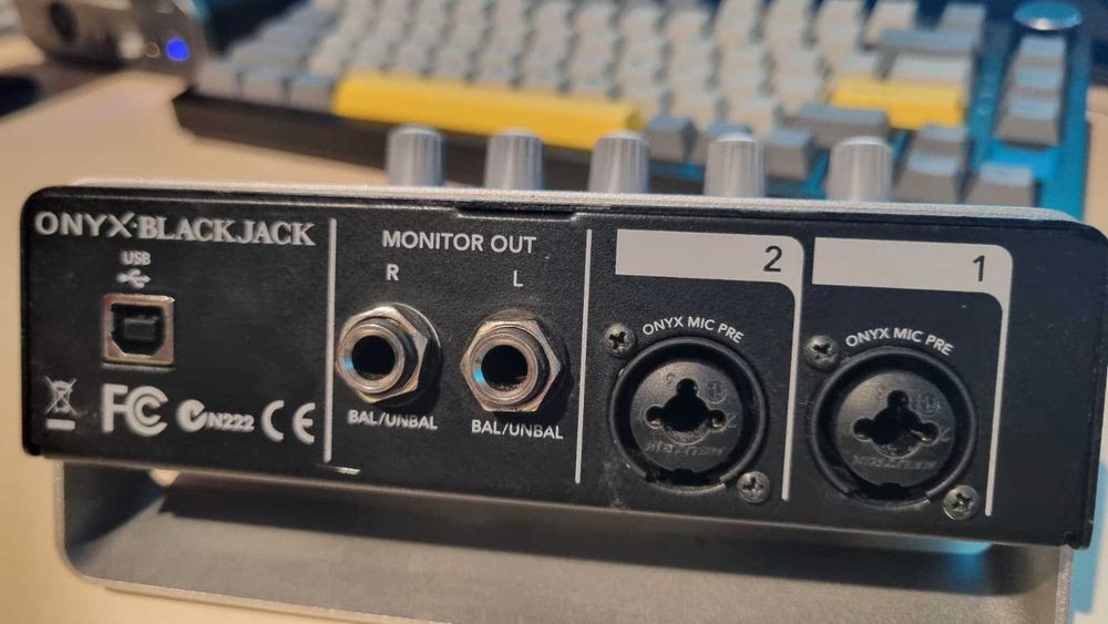 Placa de sunet Onyx Black Jack 2x2 usb recording interface